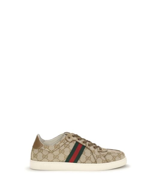 Gucci Multicolor Stretch Gg Fabric Sneakers Upper: Fabric; Sole: Rubber for men