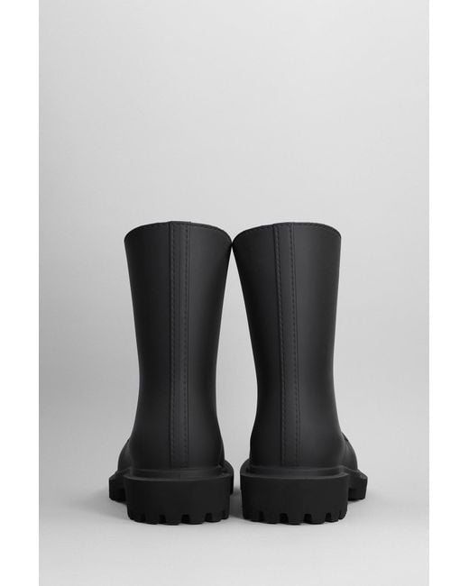 Balenciaga Steroid Boot Combat Boots In Black Eva for men