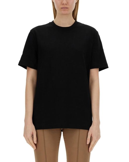Helmut Lang Black T-Shirt With Logo