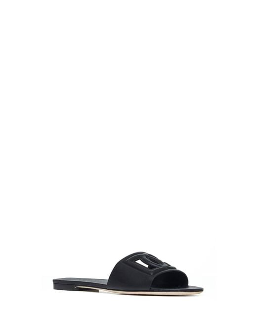 Dolce & Gabbana White Slides Calfskin