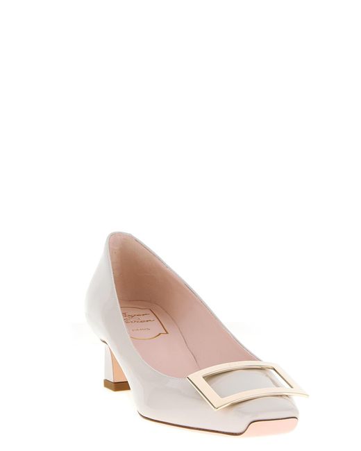 Roger Vivier Pink Square Toe Pumps