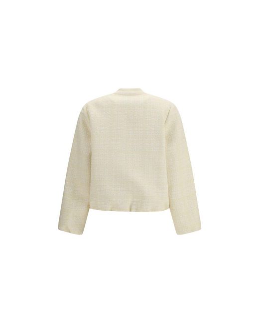 Gucci Natural Beige Cotton Bomber