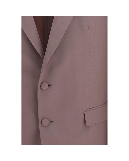 Dolce & Gabbana Brown Wool Oves Aries Jacket for men