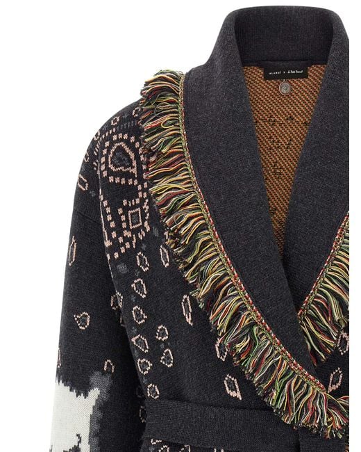 Alanui Black 'Collab The Little Prince' Cardigan