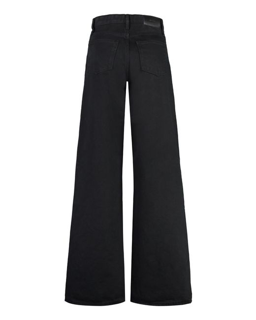Calvin Klein Black Wide-Leg Jeans