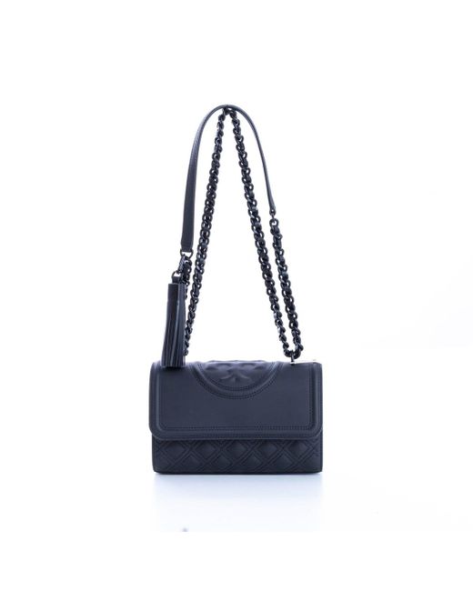 tory burch fleming convertible black matte