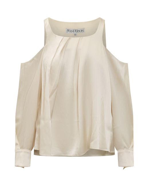J.W. Anderson Natural Twisted Shoulder Top
