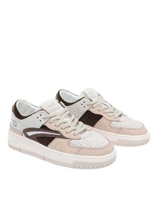 Date Gray Court Sneakers