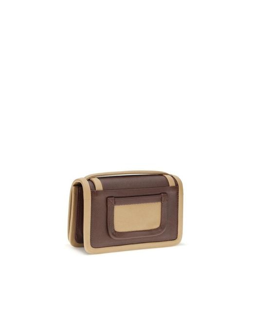Pierre Hardy Brown Calf Leather Bos Taurus Shoulder Bag
