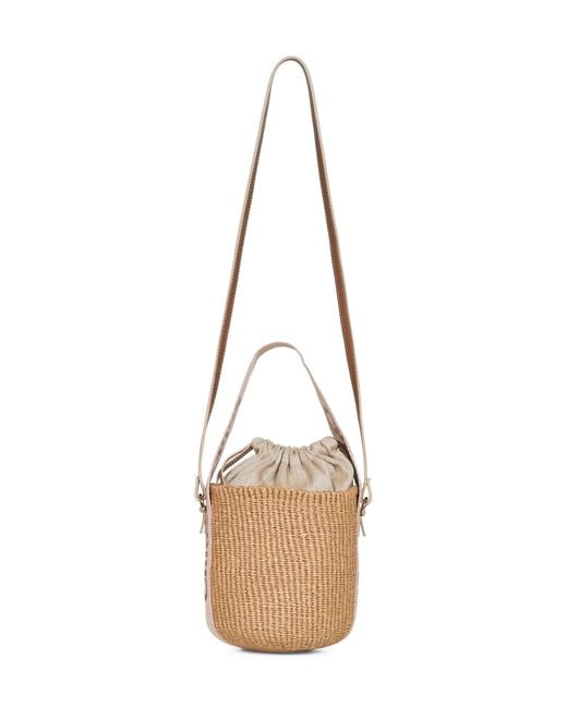 Chloé Natural Chloé Woody Small Basket Bag