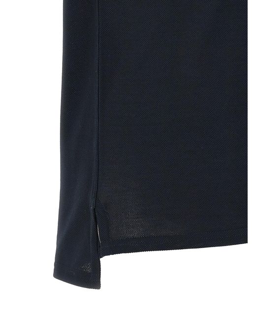 Givenchy Blue Pocket Embroidery Polo Shirt for men