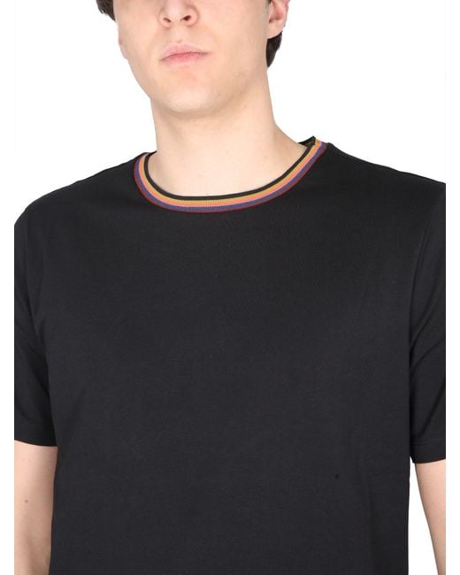 Paul Smith Black Cotton T-Shirt T-Shirt for men