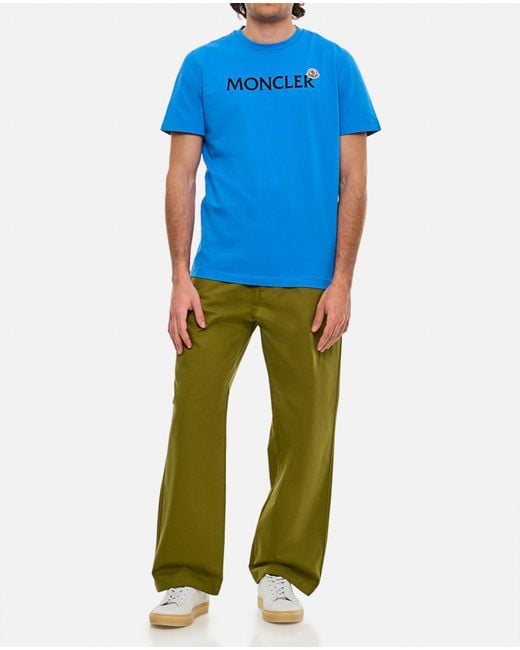 Moncler Blue Trousers for men