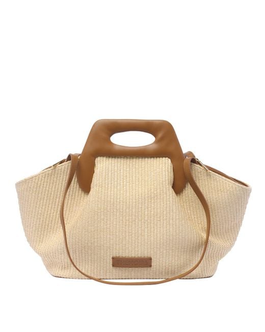 THEMOIRÈ Natural Dhea Straw Handbag