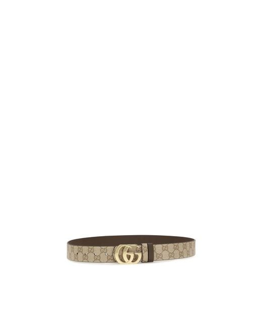 Gucci Natural Beige Cotton Regular Belt for men