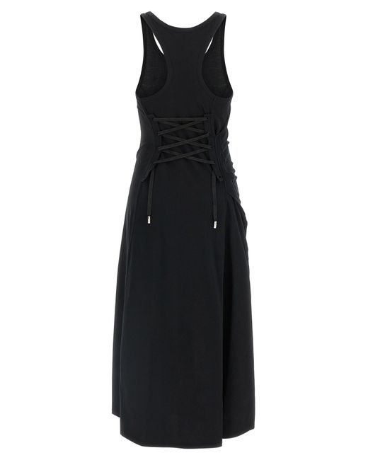 McQueen Black Corset Dress