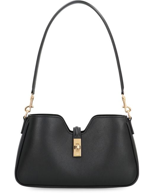 Céline Black Camille 16 Leather Shoulder Bag Lamb Handbags