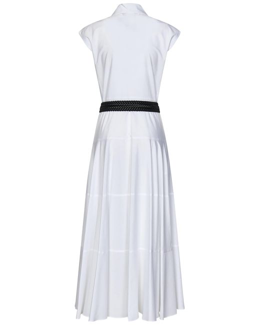 Max Mara Studio White Maxi Dress