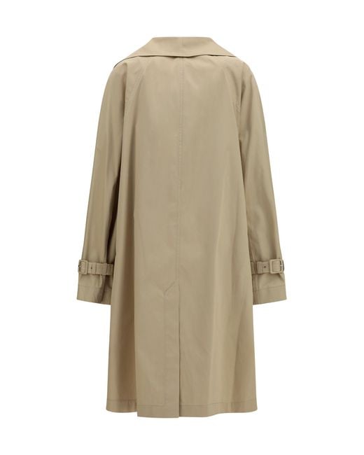Totême Natural Trench Coat Cotton & Raincoats