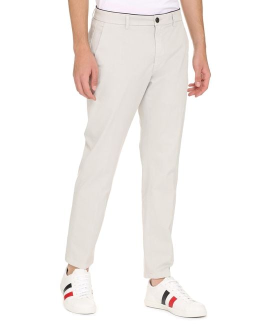 Department 5 Gray Prince Cotton Chino Trousers for men
