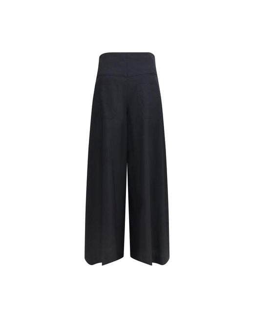 Brunello Cucinelli Black Cotton Casual Pants