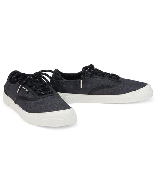 Moncler Black Sneakers Vera Leisure Denim Cotton Trainers