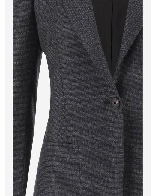 Tagliatore Black Wool Jacket