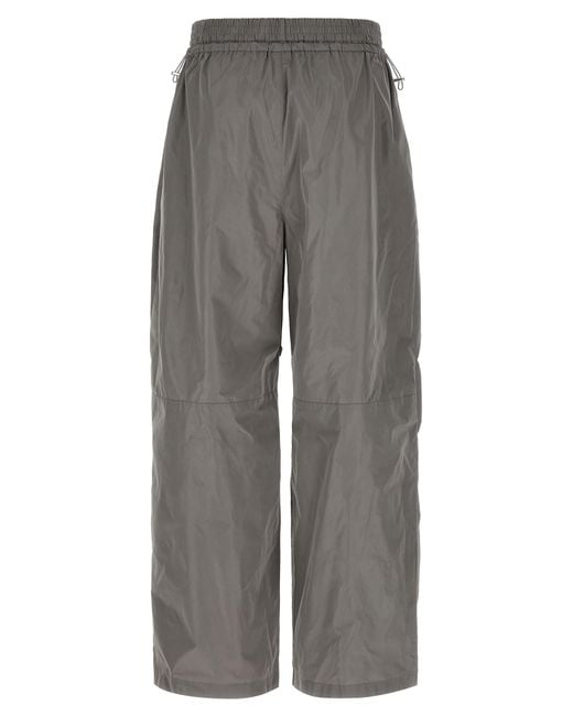 Alexander Wang Gray Polyester Athletic Pants