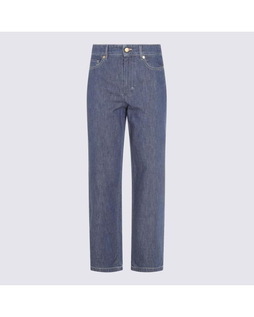 デニム・ジーパン S MAX MARA BLUE COTTON POLLY JEANS S Max Mara Blue Cotton Polly Jeans | italist