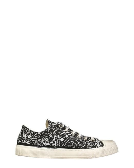 Givenchy White Jean Michel Low Sneakers Cotton Trainers for men