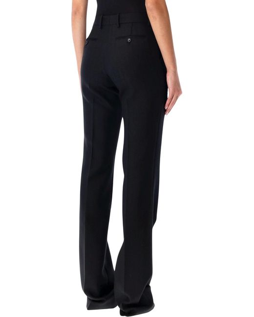 Tom Ford Blue Tailored Straight-Leg Trousers