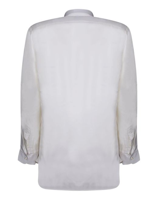 PT Torino White Long Sleeves Cream Shirt for men