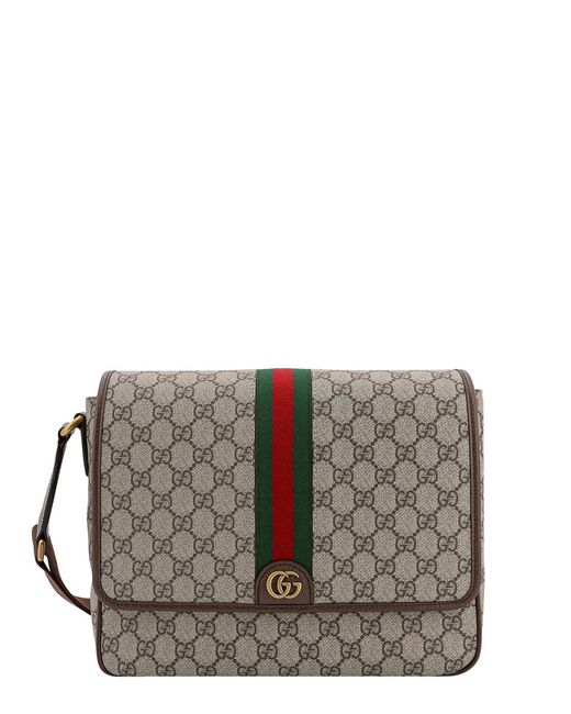 Gucci Gray Ophidia Shoulder Bag