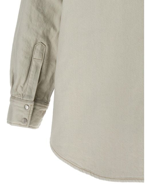 Maison Margiela Gray Padded Overshirt