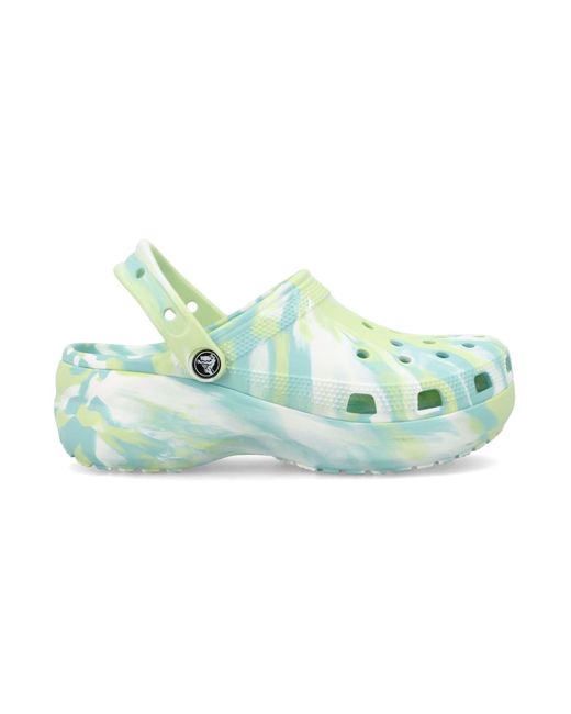 Crocs™ Classic Platform Marbled Clog in Green Lyst
