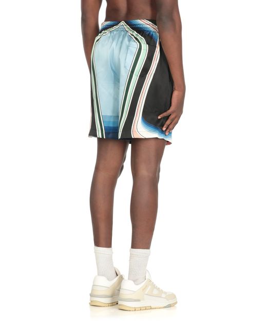 Casablanca Blue Casual Shorts for men