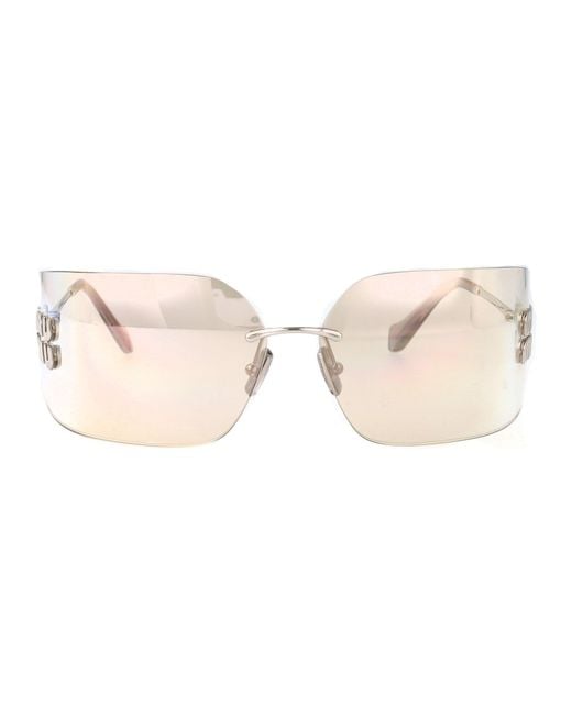 Miu Miu Natural Sunglasses 0Mu 54Ys Metal