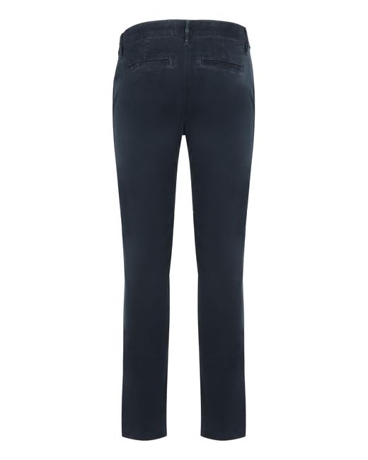 FRAME Blue Slim Fit Chino Trousers Elastane Chinos for men
