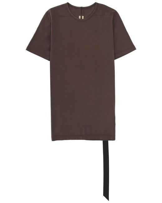 Rick Owens Brown T-Shirt Level T Cotton T-Shirts for men