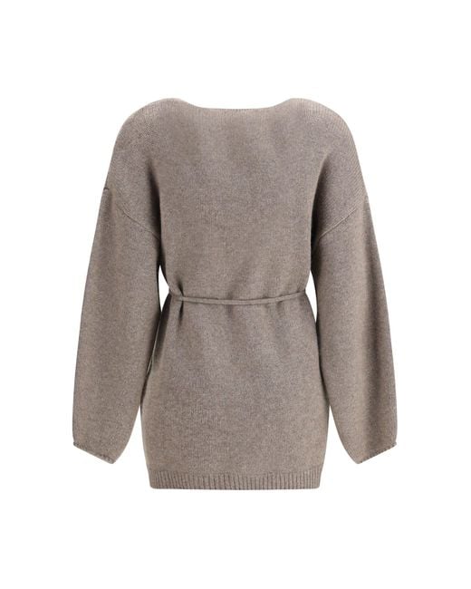 Lisa Yang Gray Laurina Cardigan