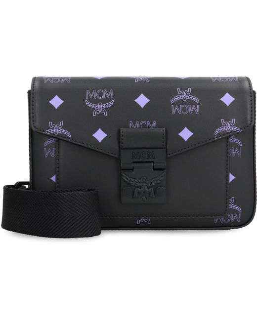 MCM Black Viktor Faux Leather Shoulder Bag