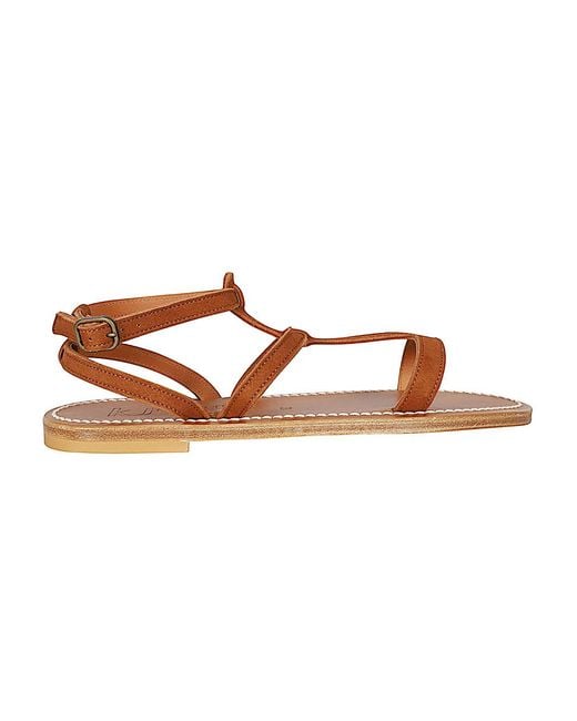 K. Jacques Brown Sandals Leather
