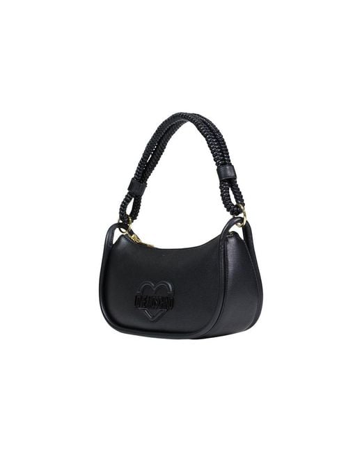 Love Moschino Black Polyethylene Handbag Bag