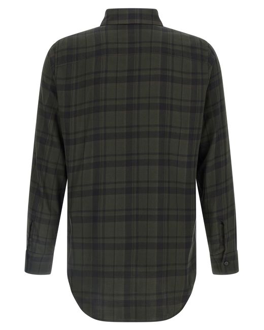 Saint Laurent Gray Cassandre Shirt for men