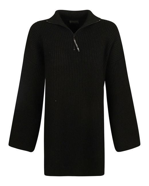 Balenciaga Black Ribbed Sweatshirt