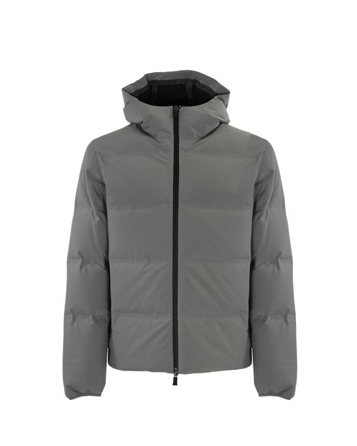 Herno Gray Laminar Bomber for men