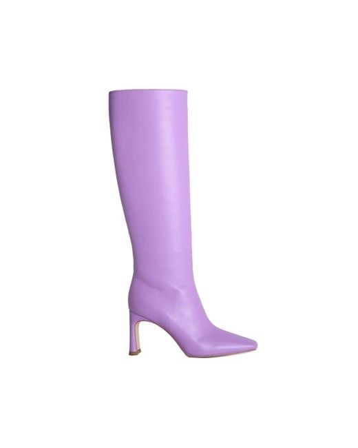 Liu Jo Leather Leonie Hanne High Boots in Violet (Purple) | Lyst