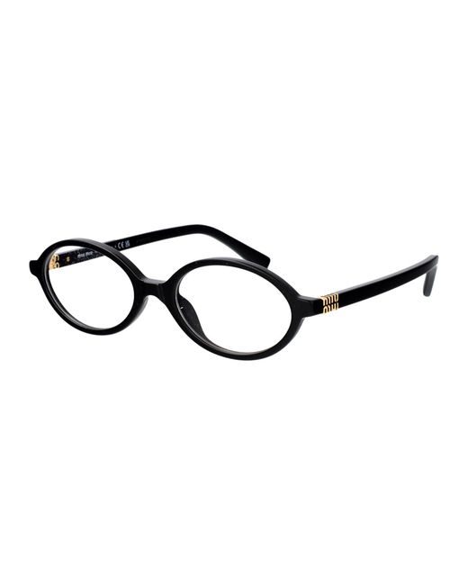 Miu Miu Black Sunglasses 0Mu 01Xv Acetate Glasses & Frames