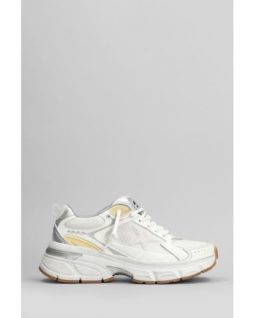Golden Goose Deluxe Brand White Lightstar Sneakers