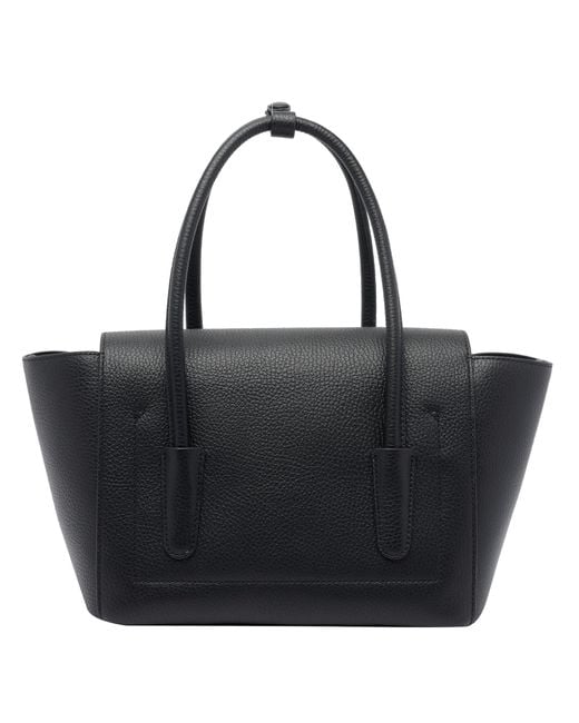 Coccinelle Black Double Beat Shoulder Bag